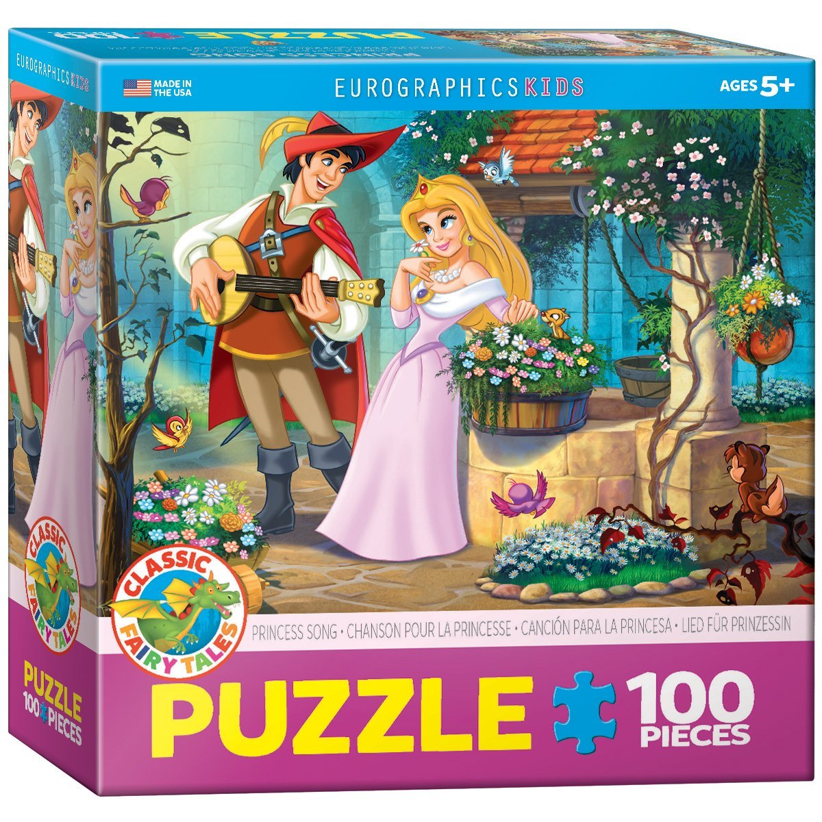 Eurographics 6100-0726 Princess Song 100 Piece Jigsaw Puzzle