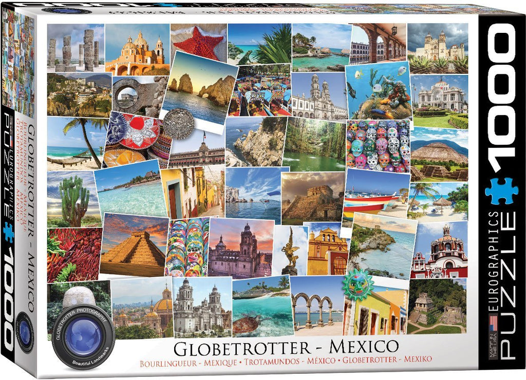 Globetrotter Mexico – 1000 Piece Jigsaw Puzzle (Eurographics)