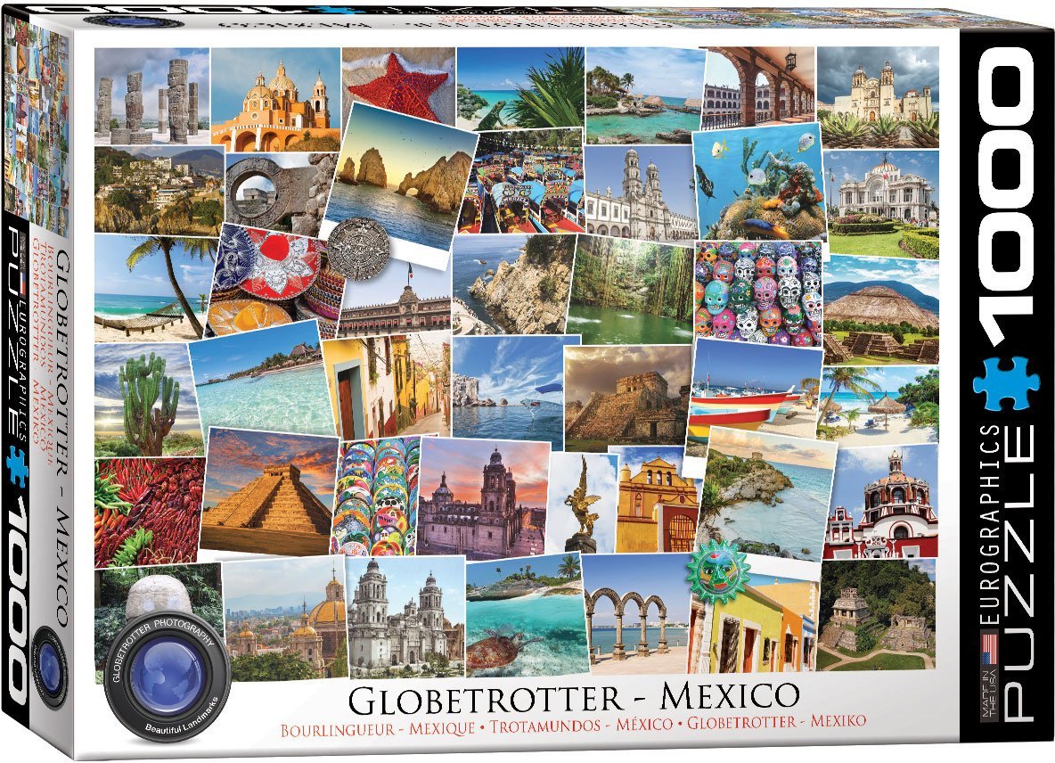 Globetrotter Mexico – 1000 Piece Jigsaw Puzzle (Eurographics)