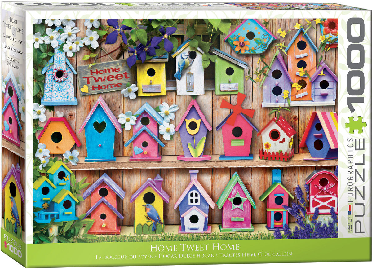 Eurographics - Home Tweet Home (Birdhouses) - 1000 Piece Jigsaw Puzzle