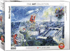 Le Bouquet de Paris by Marc Chagall – 1000 Piece Jigsaw Puzzle (Eurographics)