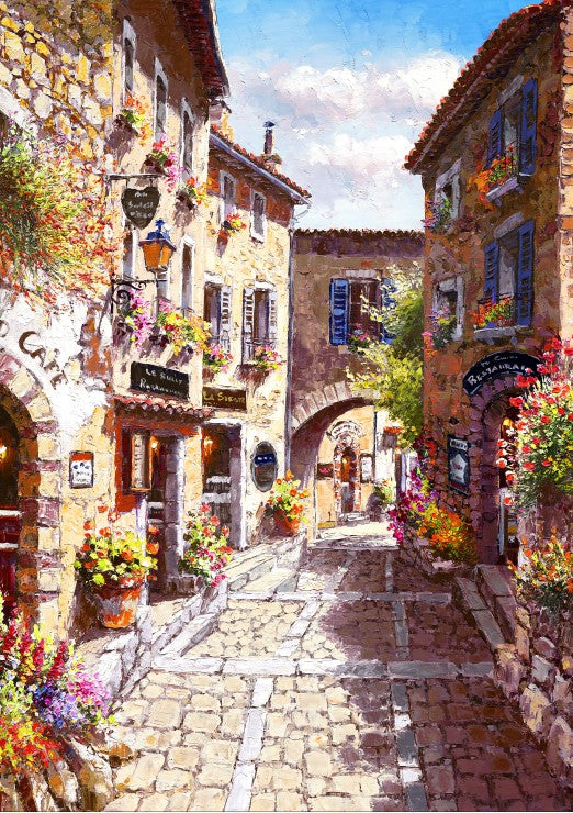 Eze Village – 1000 Piece Jigsaw Puzzle (Bluebird Puzzle)