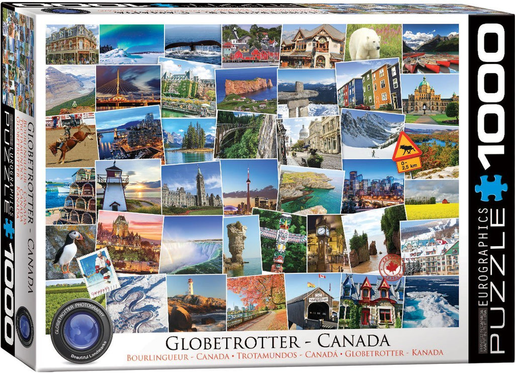 Globetrotter - Canada – 1000 Piece Jigsaw Puzzle (Eurographics)