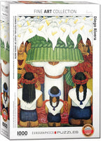 Flower Festival by Diego Rivera – 1000 Piece Jigsaw Puzzle (Eurographics)