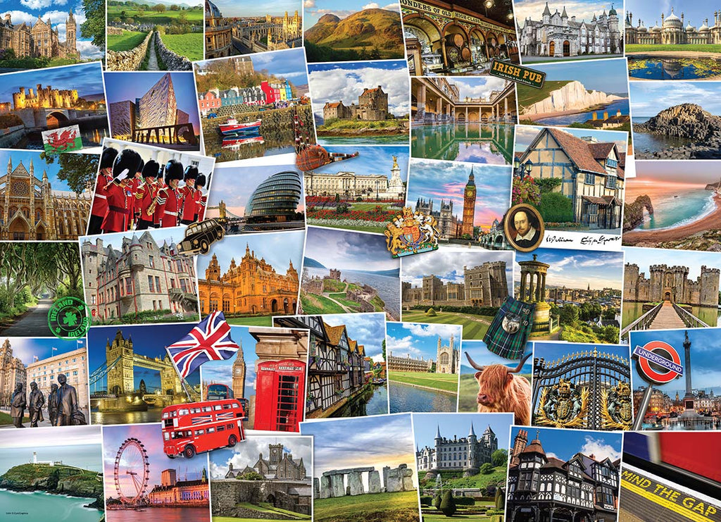 Globetrotter United Kingdom – 1000 Piece Jigsaw Puzzle (Eurographics)