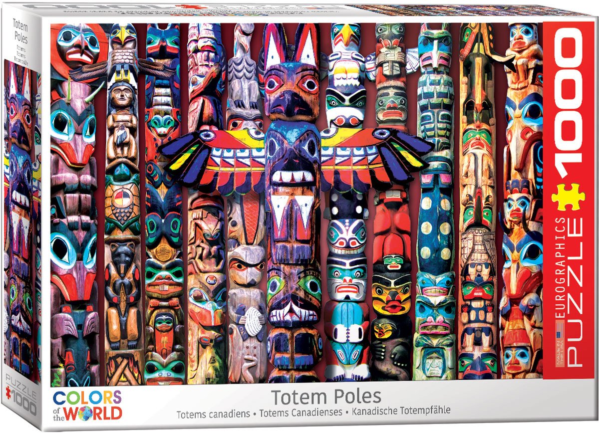 Eurographics - Totem Poles - 1000 Piece Jigsaw Puzzle
