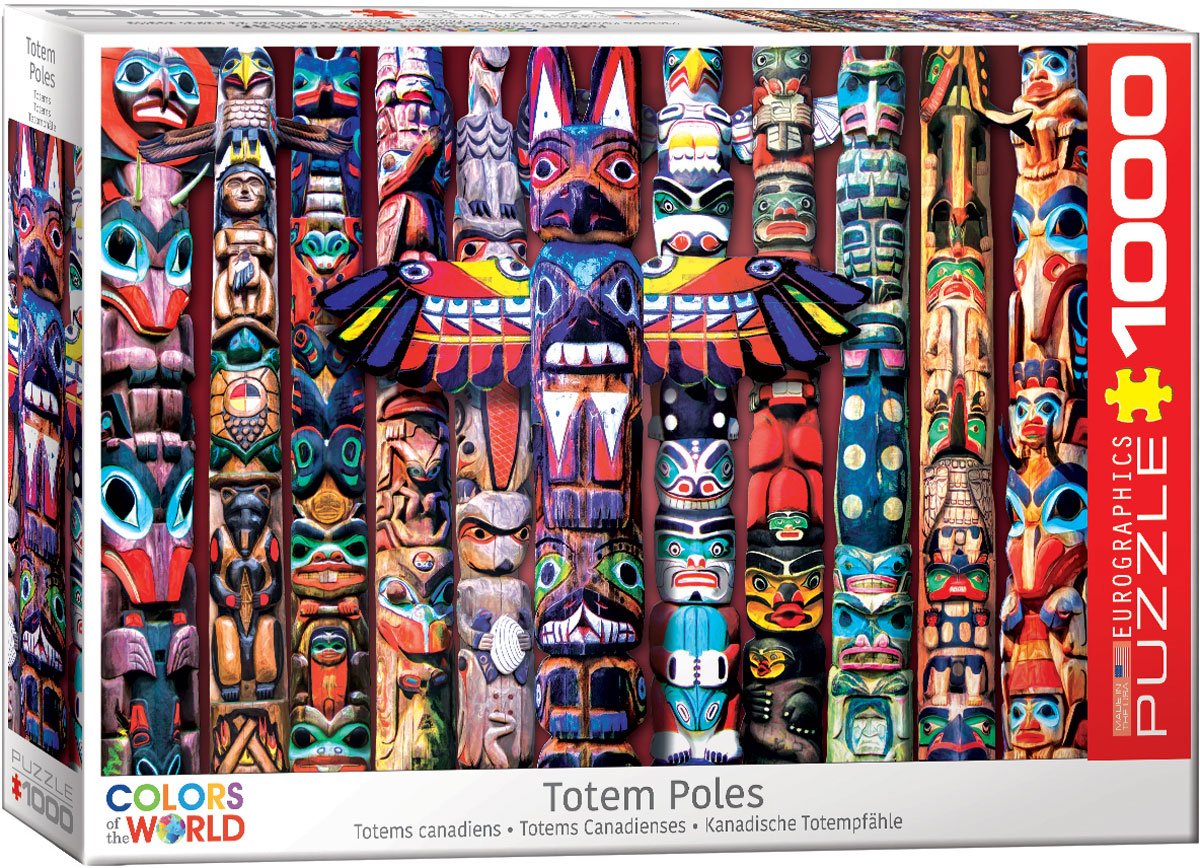 Totem Poles – 1000 Piece Jigsaw Puzzle (Eurographics)