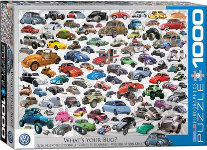 Eurographics - VW Beetle - What's your Bug? - 1000 Peace Jigsaw Puzzle