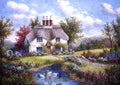 Swan Creek Cottage by Dennis Lewan – 1000 Piece Jigsaw Puzzle (Grafika)