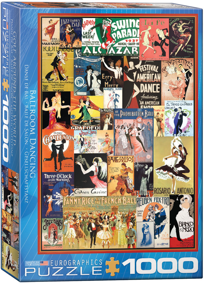 Ballroom Dancing – 1000 Piece Jigsaw Puzzle (Eurographics)