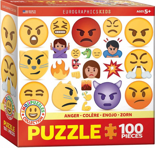 Eurographics 6100-0868 Emojipuzzle - Anger Jigsaw Puzzle