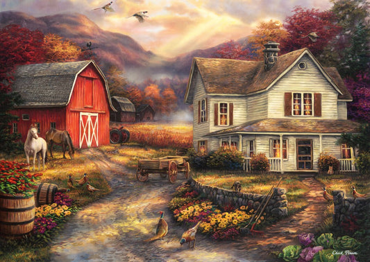 Grafika 00765 Chuck Pinson - Relaxing on the Farm - 1000 Piece Jigsaw Puzzle