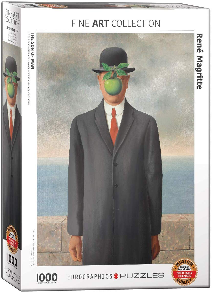 Son of Man by René Magritte – 1000 Piece Jigsaw Puzzle (Eurographics)