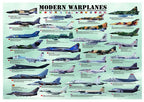 Modern Warplanes – 1000 Piece Jigsaw Puzzle (Eurographics)