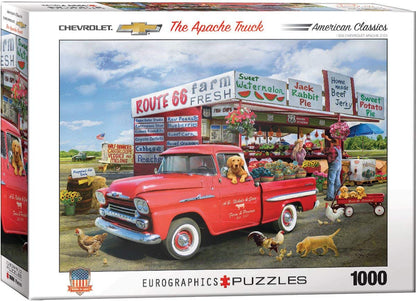 Eurographics - The Apache Truck by Greg Giordano - 1000 Piece Jigsaw Puzzle