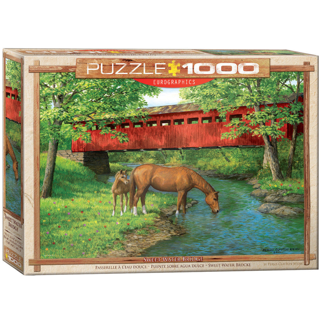 Sweet Water Bridge – 1000 Piece Jigsaw Puzzle (Eurographics)