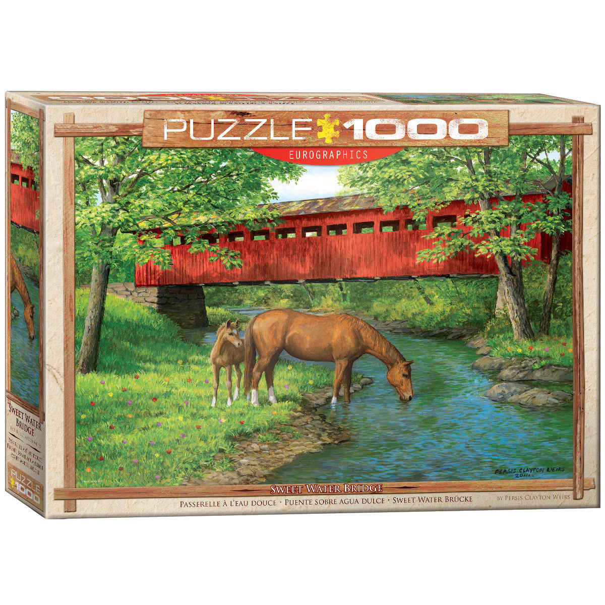 Sweet Water Bridge – 1000 Piece Jigsaw Puzzle (Eurographics)