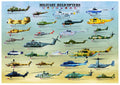 Military Helicopters – 1000 Piece Jigsaw Puzzle (Eurographics)