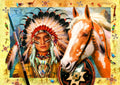 Indian Chief – 1000 Piece Jigsaw Puzzle (Bluebird Puzzle)