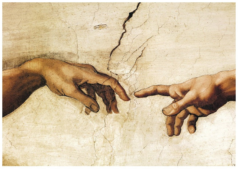 Eurographics - Creation of Adam (Detail) by Michelangelo - 1000 piece jigsaw puzzle