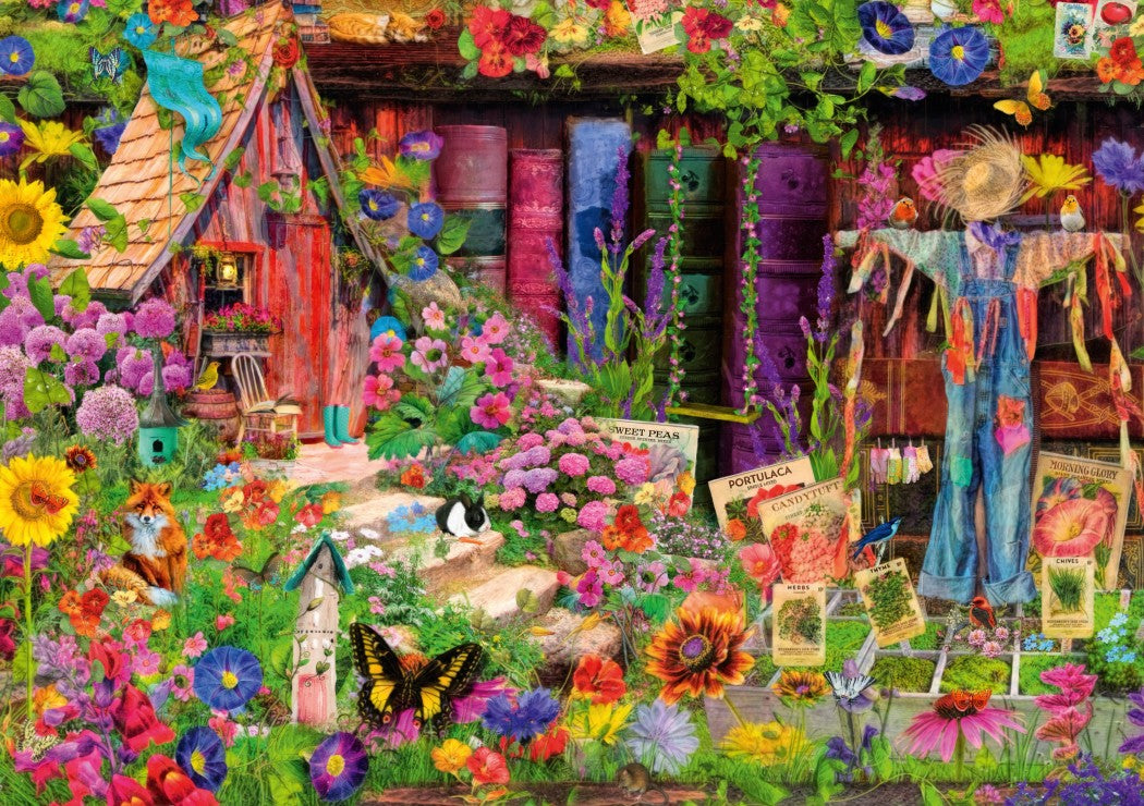The Scarecrow's Garden – 1000 Piece Jigsaw Puzzle (Bluebird Puzzle)