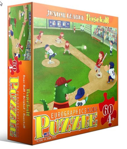 Eurographics 6060-0484 Junior League Baseball 60 piece jigsaw puzzle