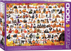 Halloween Puppies and Kittens – 1000 Piece Jigsaw Puzzle (Eurographics)