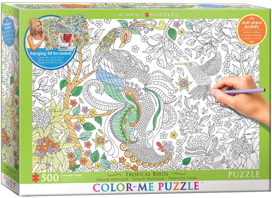 Tropical Birds – 500 Piece Jigsaw Puzzle (Eurographics)