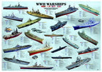 World War II Warships – 1000 Piece Jigsaw Puzzle (Eurographics)