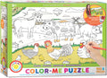 Color Me - Farm – 100 Piece Jigsaw Puzzle (Eurographics)