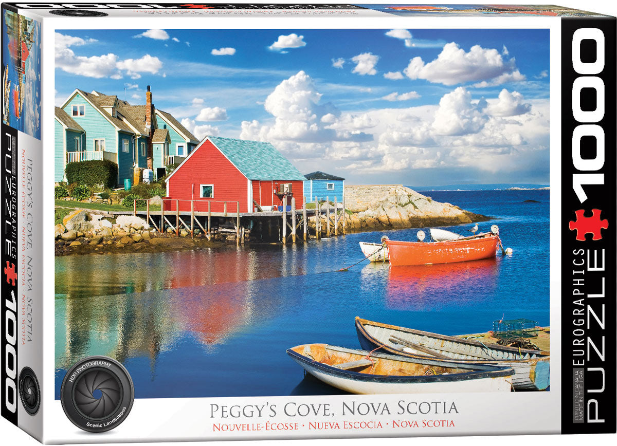Peggy's Cove Nova Scotia – 1000 Piece Jigsaw Puzzle (Eurographics)