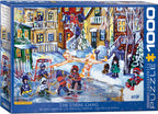 The Usual Gang by Katerina Mertikas – 1000 Piece Jigsaw Puzzle (Eurographics) - Image 2