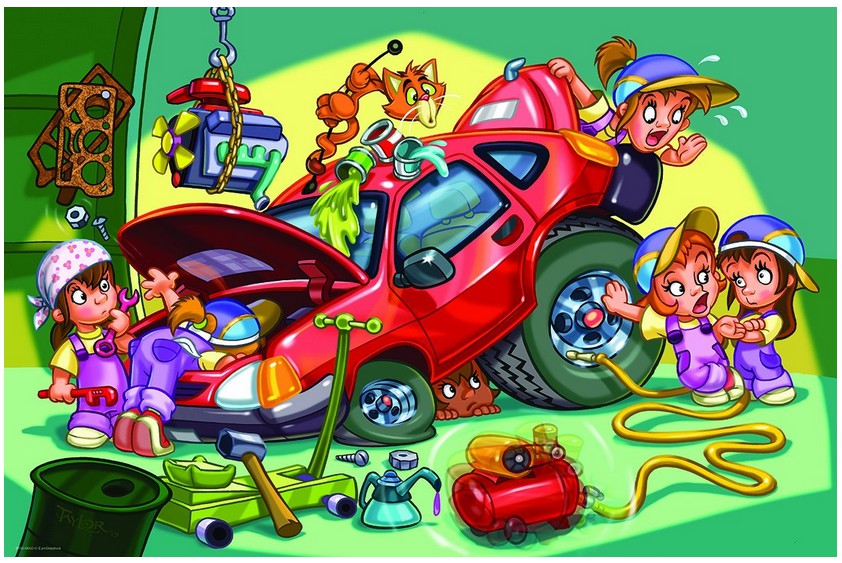 Girl Power - Mechanics – 100 Piece Jigsaw Puzzle (Eurographics)