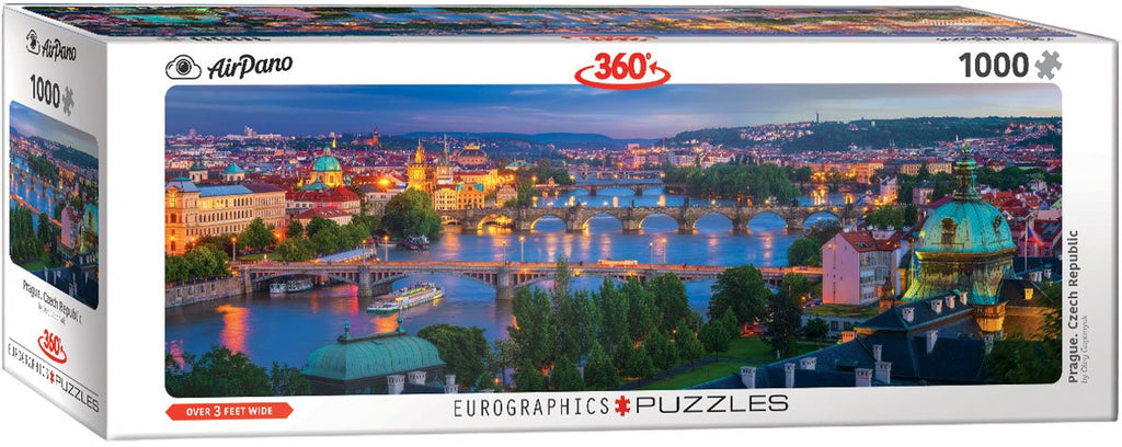 Prague Czech Republic – 1000 Piece Jigsaw Puzzle (Eurographics) - Completed Puzzle