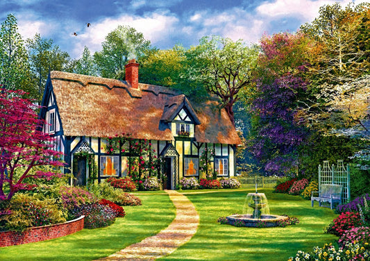 Bluebird Puzzle - The Hideaway Cottage - 1000 Piece Puzzle