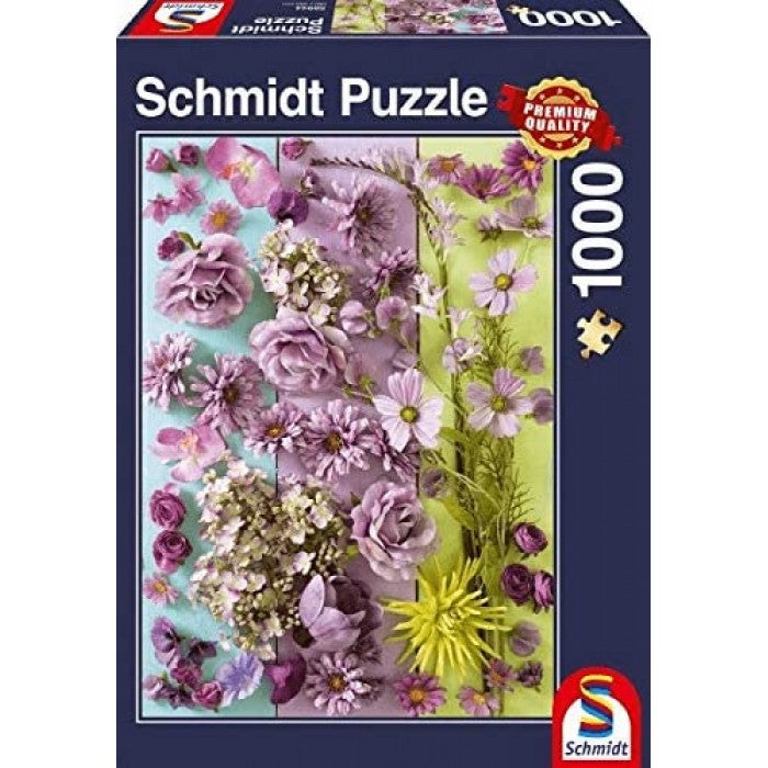 Schmidt - Purple Flowers - 1000 Piece Jigsaw Puzzle