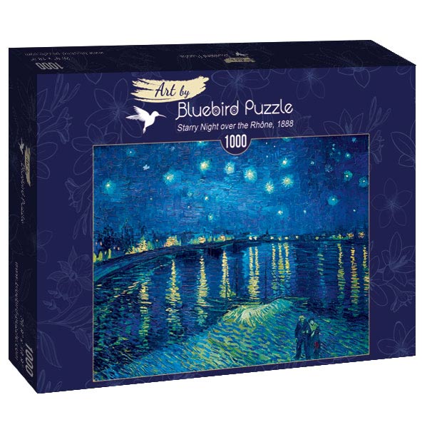 Starry Night over the Rhône, 1888 by Vincent Van Gogh – 1000 Piece Jigsaw Puzzle (Bluebird Puzzle)