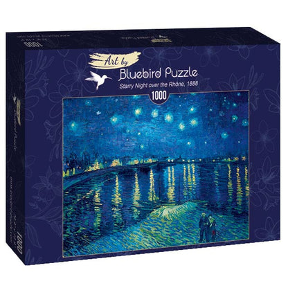 Bluebird Puzzle - Vincent Van Gogh - Starry Night over the Rhône, 1888 - 1000 Piece Jigsaw Puzzle