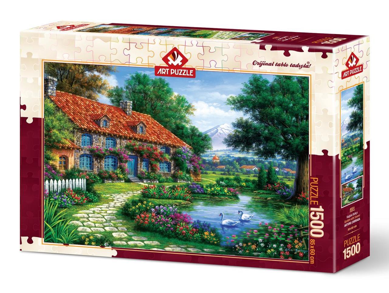 Art Puzzle - The Garden - 1500 Piece Jigsaw Puzzle