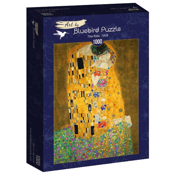 The Kiss, 1908 by Gustave Klimt – 1000 Piece Jigsaw Puzzle (Bluebird Puzzle)