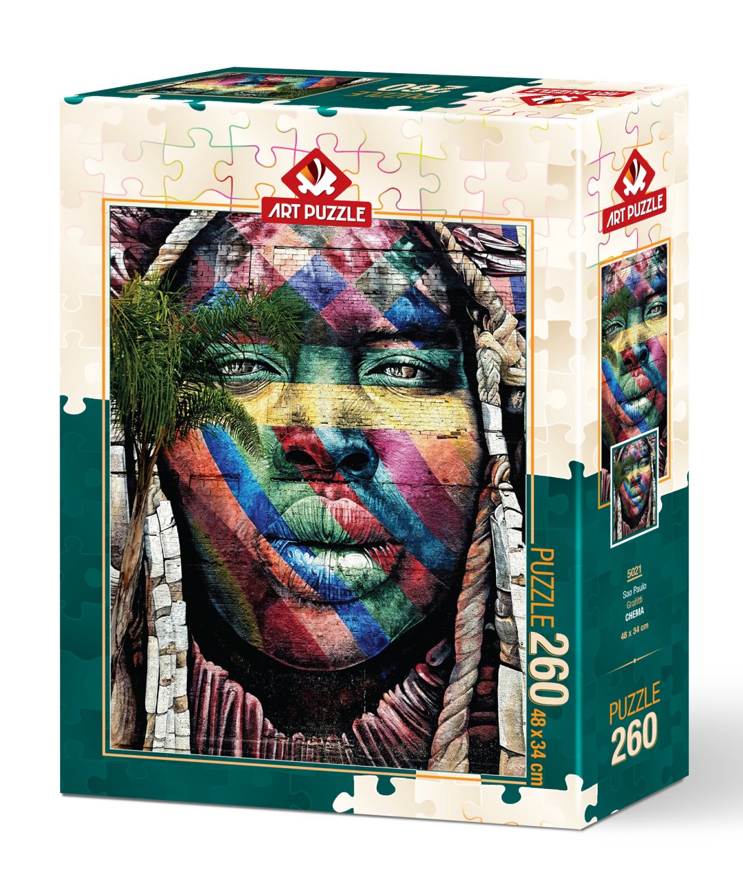 Grafitti, Sao Paulo – 260 Piece Jigsaw Puzzle (Art Puzzle)
