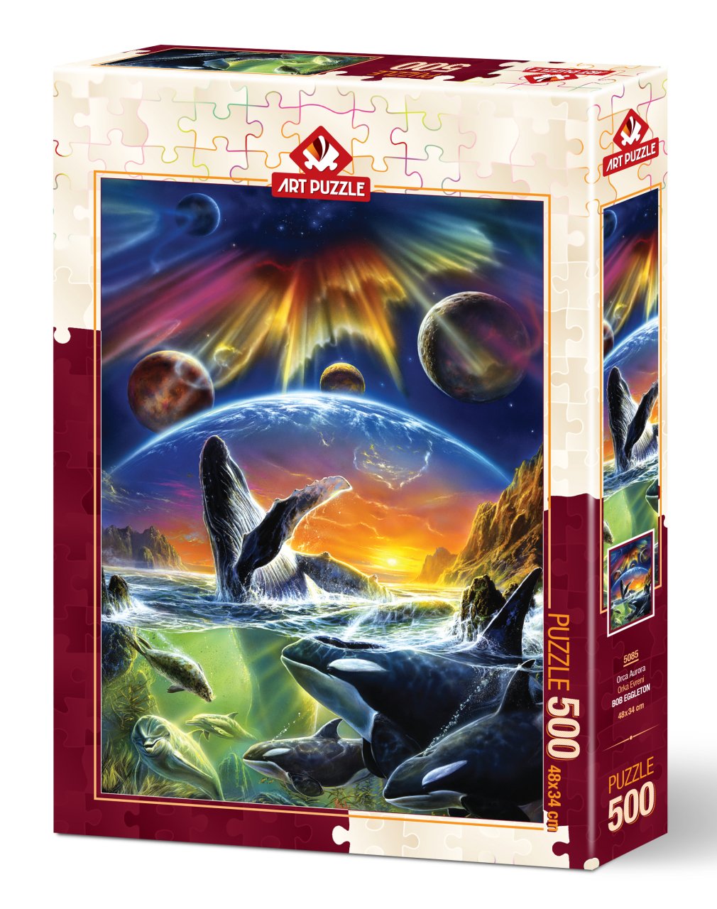 Orka Universe – 500 Piece Jigsaw Puzzle (Art Puzzle)