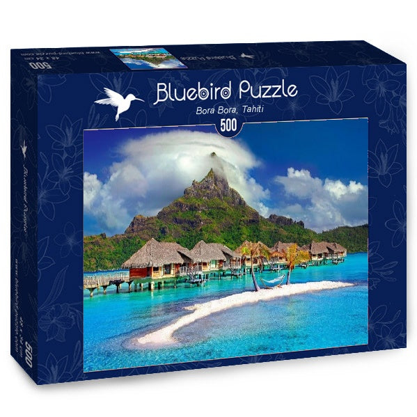 Bluebird Puzzle - Bora Bora, Tahiti - 500 Piece Jigsaw Puzzle