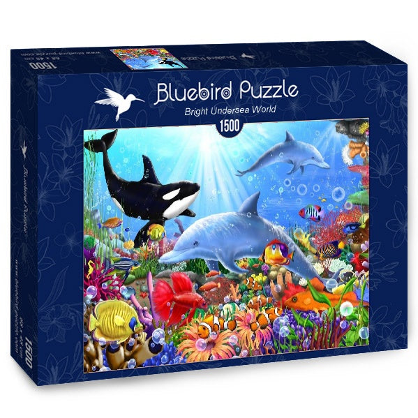 Bluebird Puzzle - Bright Undersea World - 1500 Piece Jigsaw Puzzle