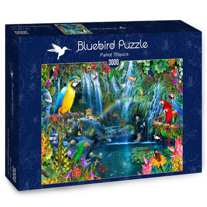Bluebird Puzzle - Parrot Tropics - 3000 Piece Jigsaw Puzzle