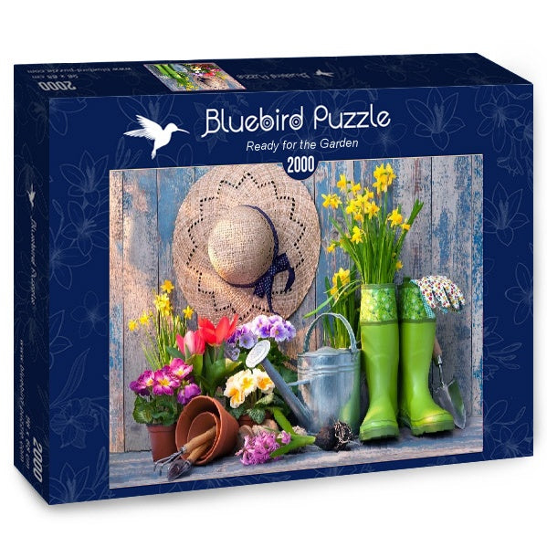 Bluebird Puzzle - Ready for the Garden - 2000 Piece Jigsaw Puzzle