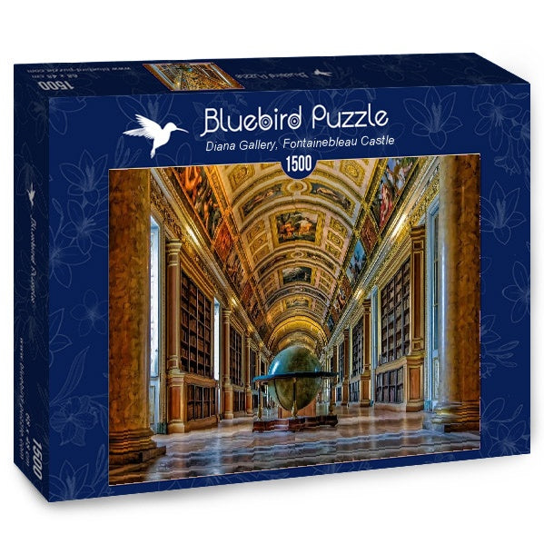 Bluebird Puzzle - Diana Gallery, Fontainebleau Castle - 1500 Piece Jigsaw Puzzle