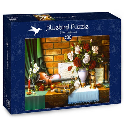 Bluebird Puzzle - She Loves Me - 2000 Piece Jigsaw Puzzle