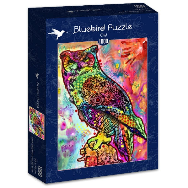 Bluebird Puzzle - Owl - 1000 Piece Jigsaw Puzzle