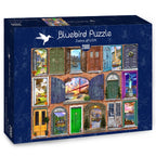 Doors of USA – 2000 Piece Jigsaw Puzzle (Bluebird Puzzle)